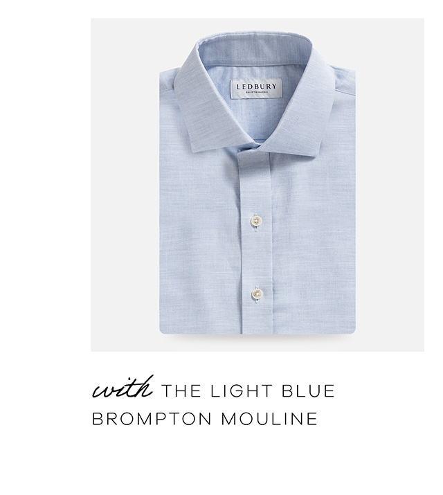 with the Light Blue Brompton Mouline