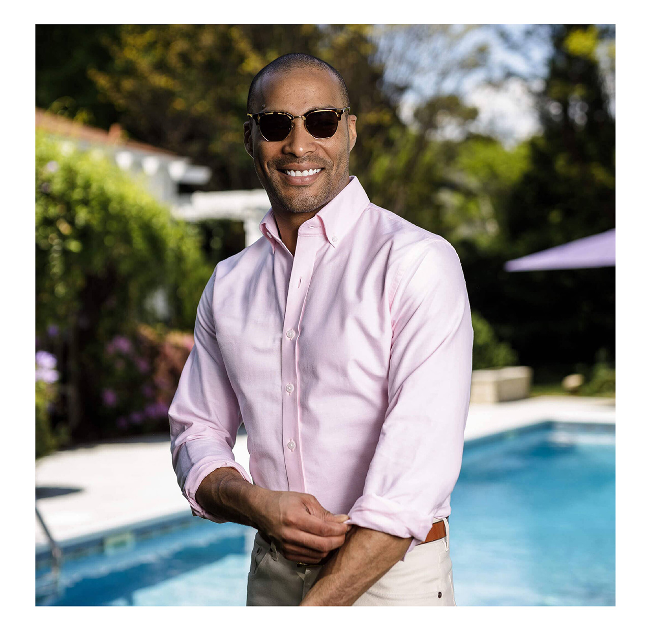 This is a shirt that can be worn anytime and anywhere. Add a button-down collar for a smart casual look or dress it up with our quintessential semi-spread collar to be worn under a suit. Either way, you will have a shirt that is unlike anything else in the closet and one you will find yourself reaching for all summer long. SHOP NOW.