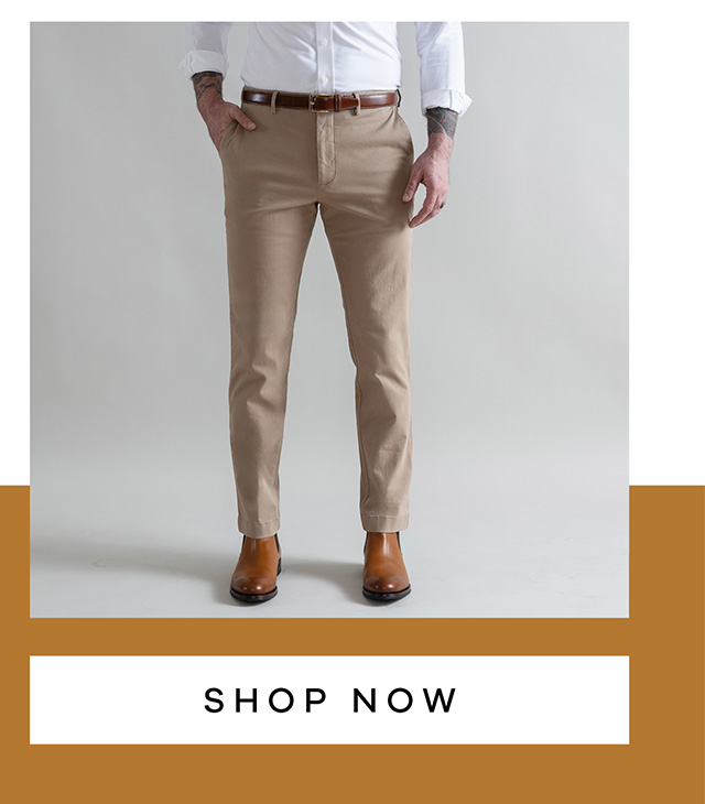 The Dark Khaki Stretch Richmond Chino