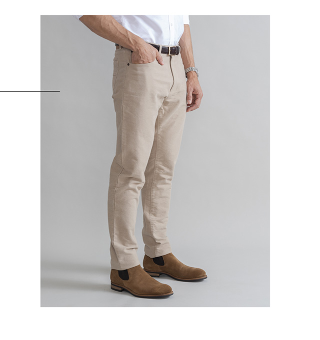  Tan Moleskin 5-Pockets