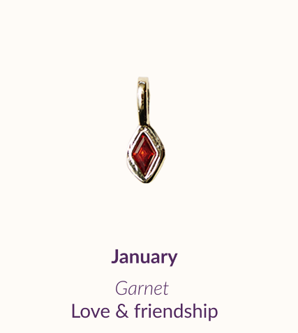 January Garnet Love & friendship