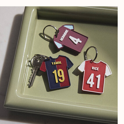 Personalised Football Shirt Keyring