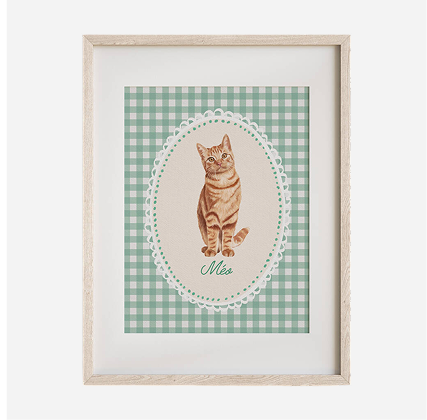 Custom Pet Portrait From Photo – Gift For Pet Lovers