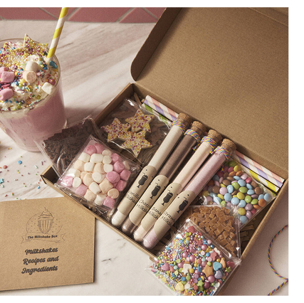 Luxury Milkshakes Gift Box Create Your Own Shakes