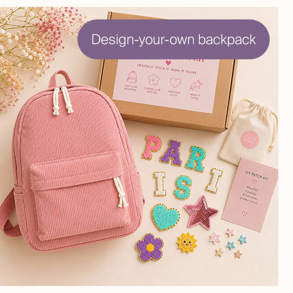 Personalised Girls 'Diy Backpack'