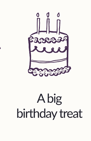 A big birthday treat