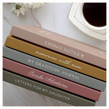 Custom Text Hardcover Notebook