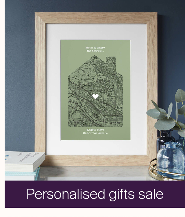 Shop personalised gifts sale