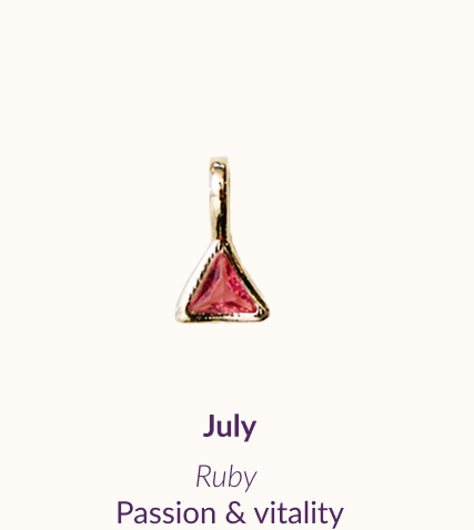 July Ruby Passion & vitality