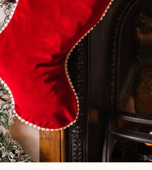 Personalised Velvet Christmas Stocking