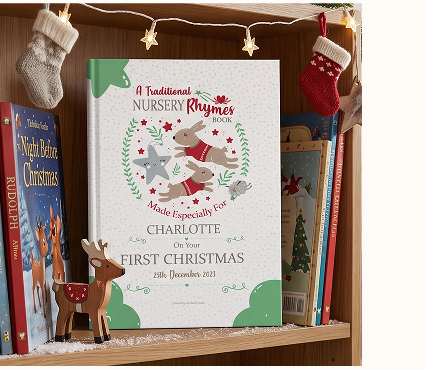 Personalised First Christmas Gift Book For Baby