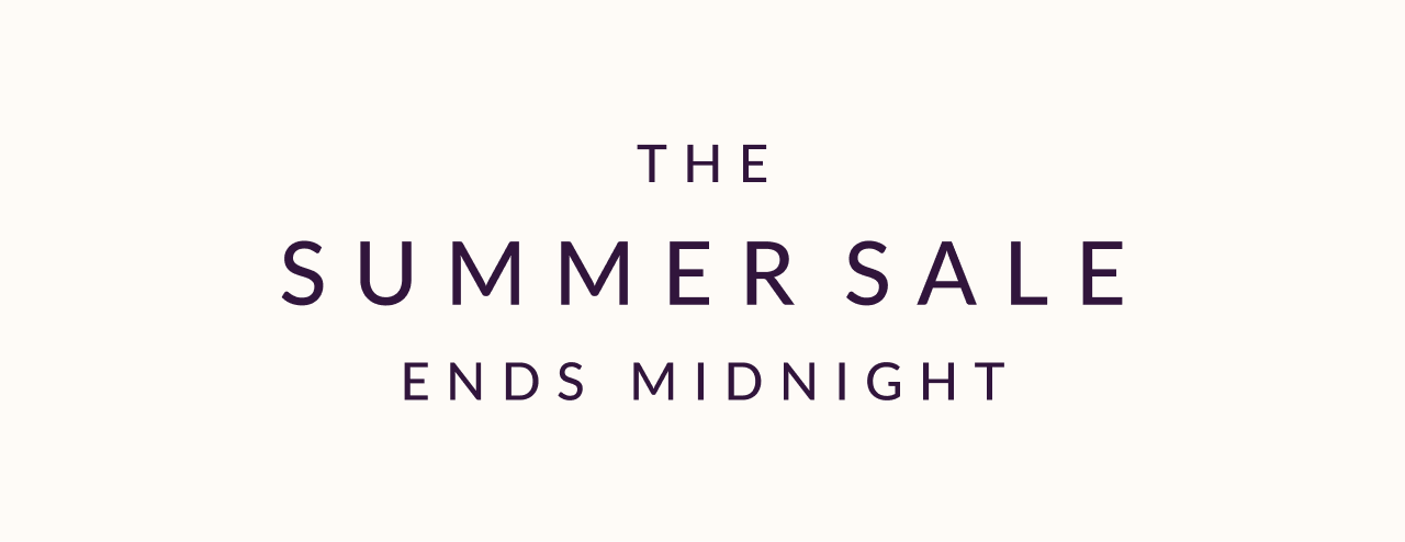 The Summer Sale Ends Midnight