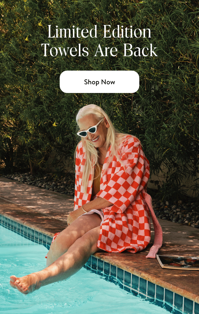 Checkerboard Towels ARE BACK Brooklinen