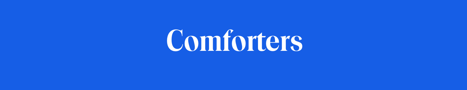 Comforters