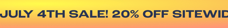 20% Off Sitewide!