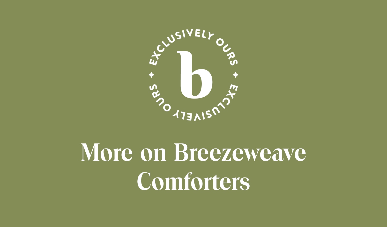 More on Breezeweave Comforters