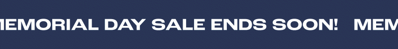 Memorial Day Sale Ends Soon!