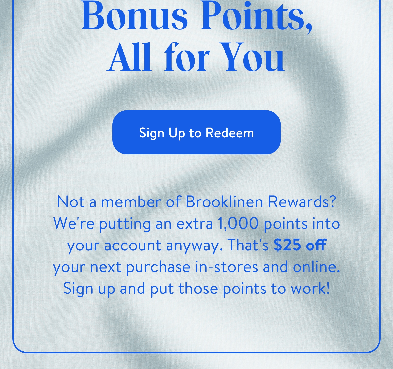 Sign Up to Redeem