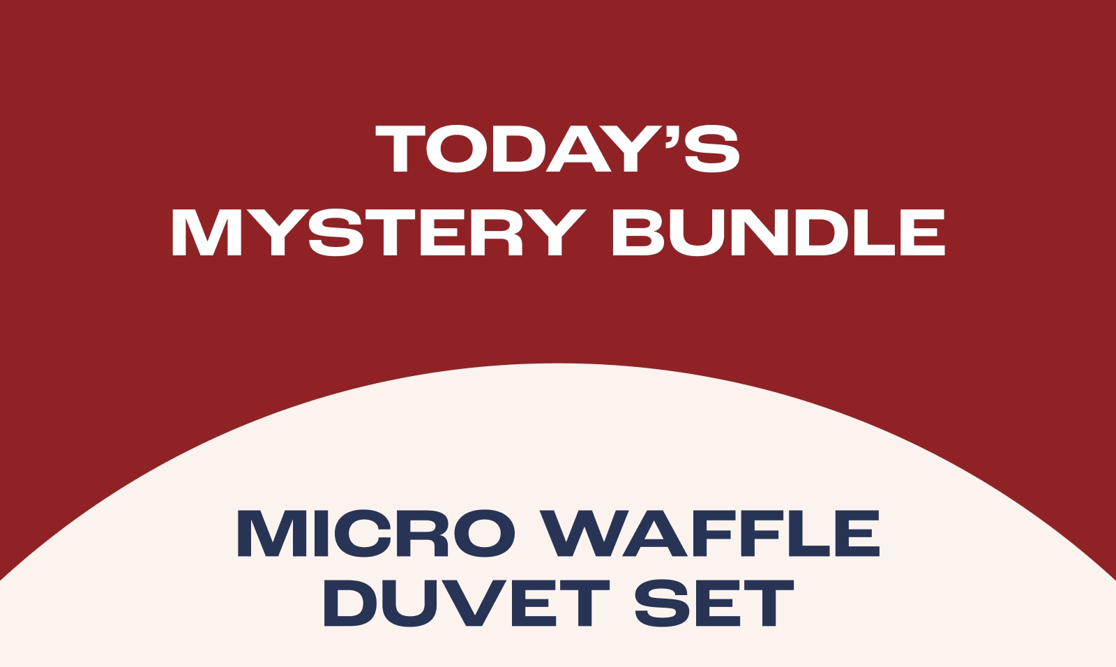 Micro Waffle Duvet Set